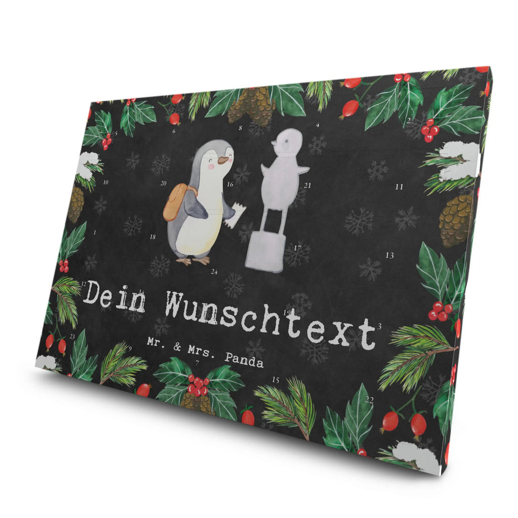 Personalisierter Tee Adventskalender Pinguin Museum besuchen Personalisierter Tee Adventskalender, Geschenk, Sport, Sportart, Hobby, Schenken, Danke, Dankeschön, Auszeichnung, Gewinn, Sportler, Museum besuchen, Museen