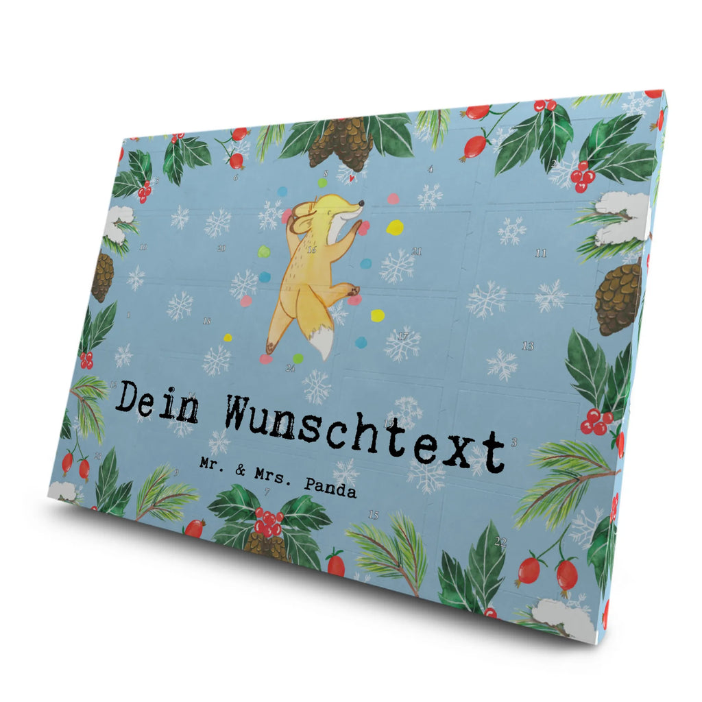 Personalisierter Tee Adventskalender Fuchs Bouldern Personalisierter Tee Adventskalender, Geschenk, Sport, Sportart, Hobby, Schenken, Danke, Dankeschön, Auszeichnung, Gewinn, Sportler, bouldern, Klettern, Kletterhalle, Boulderhalle