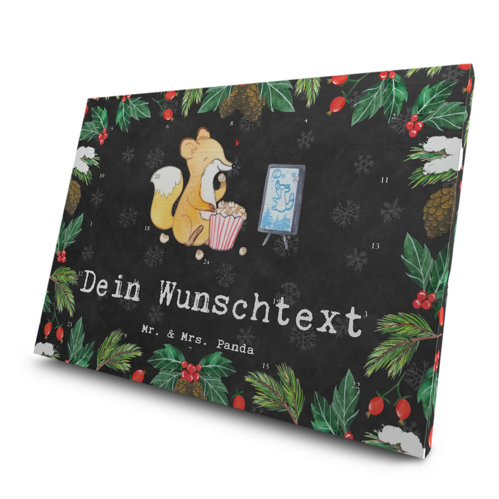 Personalisierter Tee Adventskalender Fuchs Filme gucken Personalisierter Tee Adventskalender, Geschenk, Sport, Sportart, Hobby, Schenken, Danke, Dankeschön, Auszeichnung, Gewinn, Sportler, Filmabend, Filme gucken, TV, Fernsehen, Kino