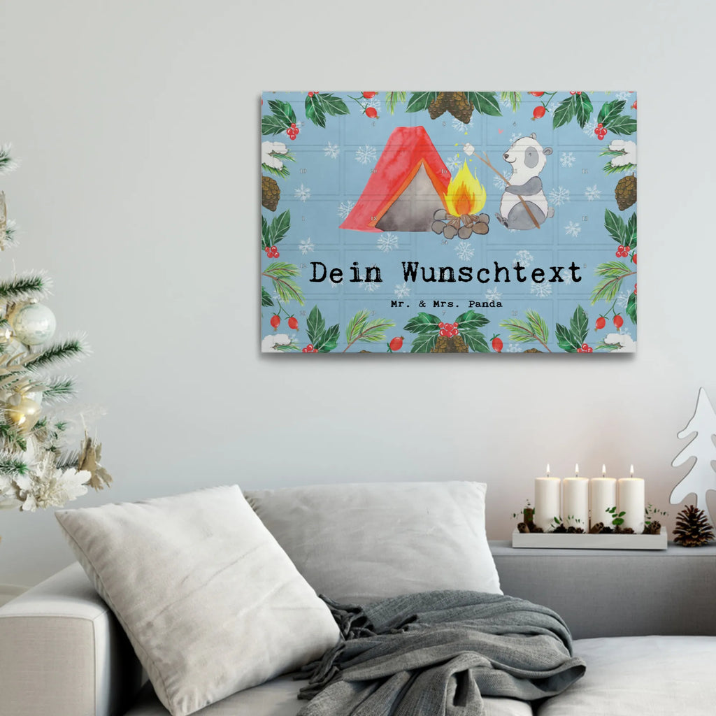 Personalisierter Tee Adventskalender Panda Campen Personalisierter Tee Adventskalender, Geschenk, Sport, Sportart, Hobby, Schenken, Danke, Dankeschön, Auszeichnung, Gewinn, Sportler, Campen, Camping, campen gehen, Zelten, Campingplatz