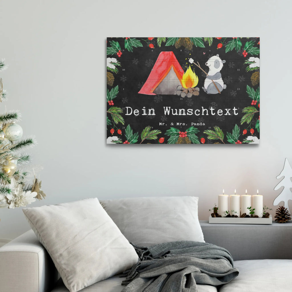 Personalisierter Tee Adventskalender Panda Campen Personalisierter Tee Adventskalender, Geschenk, Sport, Sportart, Hobby, Schenken, Danke, Dankeschön, Auszeichnung, Gewinn, Sportler, Campen, Camping, campen gehen, Zelten, Campingplatz