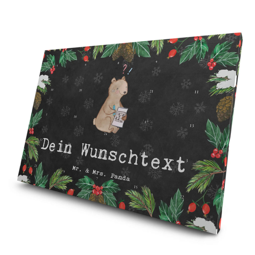 Personalisierter Tee Adventskalender Bär Rätsel lösen Personalisierter Tee Adventskalender, Geschenk, Sport, Sportart, Hobby, Schenken, Danke, Dankeschön, Auszeichnung, Gewinn, Sportler, Rätsel lösen, Kreuzworträtsel lösen, Knobeln, Gedächtnistraining, Gedächtnissport