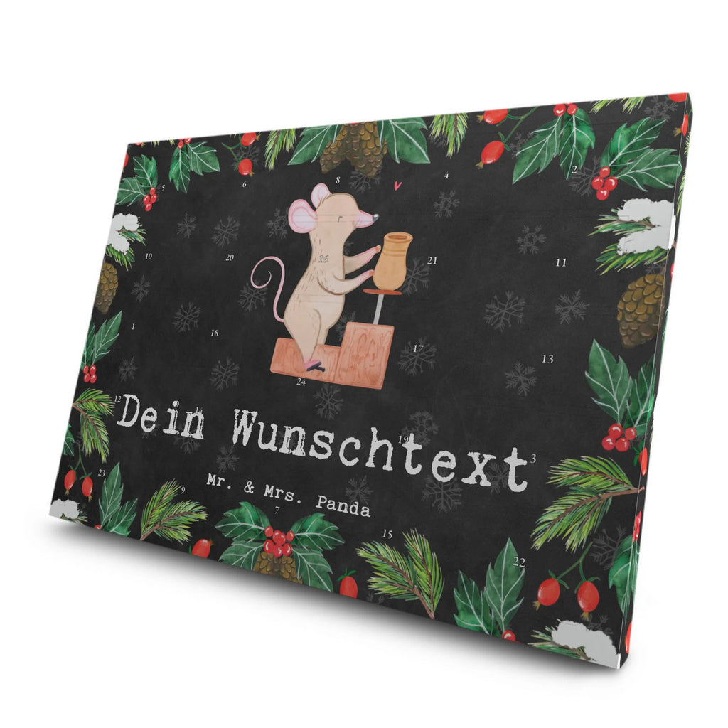 Personalisierter Tee Adventskalender Maus Töpfern Personalisierter Tee Adventskalender, Geschenk, Sport, Sportart, Hobby, Schenken, Danke, Dankeschön, Auszeichnung, Gewinn, Sportler, Töpfern, Töpferei, Töpferkurs