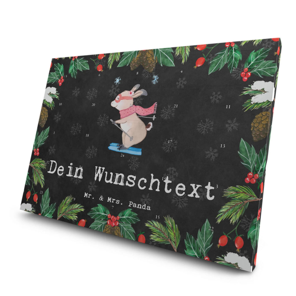 Personalisierter Tee Adventskalender Hase Skifahren Personalisierter Tee Adventskalender, Geschenk, Sport, Sportart, Hobby, Schenken, Danke, Dankeschön, Auszeichnung, Gewinn, Sportler, Ski fahren, Skifahren, Skisport, Skiwettbewerb, Skirennen