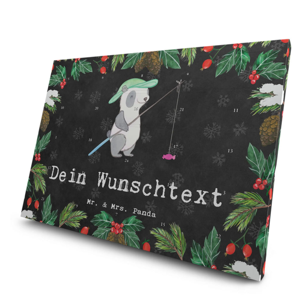 Personalisierter Tee Adventskalender Panda Angeln Personalisierter Tee Adventskalender, Geschenk, Sport, Sportart, Hobby, Schenken, Danke, Dankeschön, Auszeichnung, Gewinn, Sportler, angeln, Angelsport, Angelverein, Angler, angeln gehen, Hobbyangler