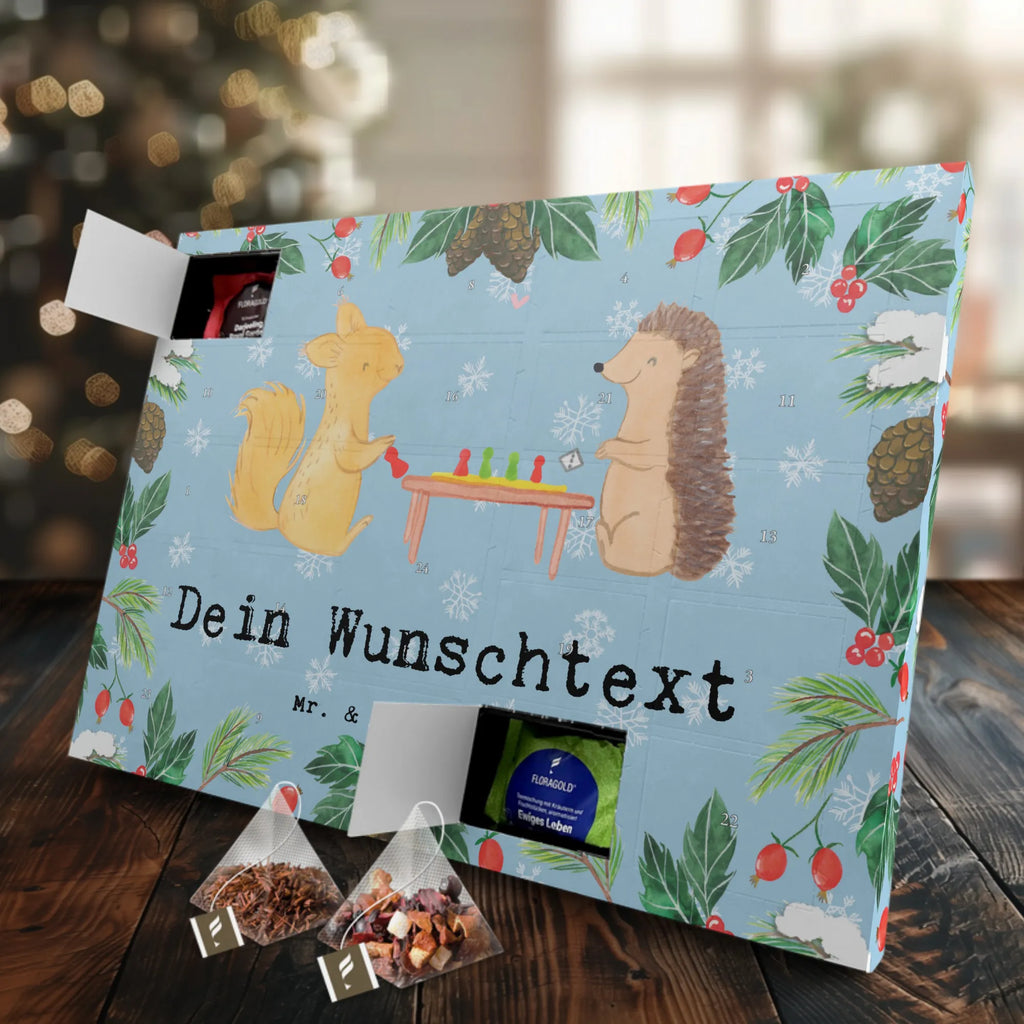 Personalisierter Tee Adventskalender Eichhörnchen Gesellschaftsspiele Personalisierter Tee Adventskalender, Geschenk, Sport, Sportart, Hobby, Schenken, Danke, Dankeschön, Auszeichnung, Gewinn, Sportler, Gesellschaftsspiele, Spielen, Spieleabend