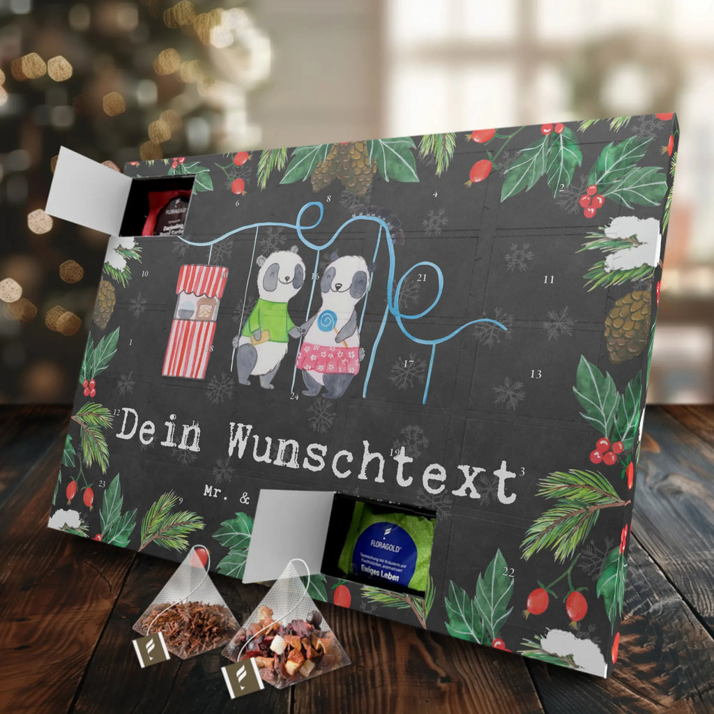 Personalisierter Tee Adventskalender Pandas Freizeitpark besuchen Personalisierter Tee Adventskalender, Geschenk, Sport, Sportart, Hobby, Schenken, Danke, Dankeschön, Auszeichnung, Gewinn, Sportler, Freizeitpark besuchen, Achterbahn fahren