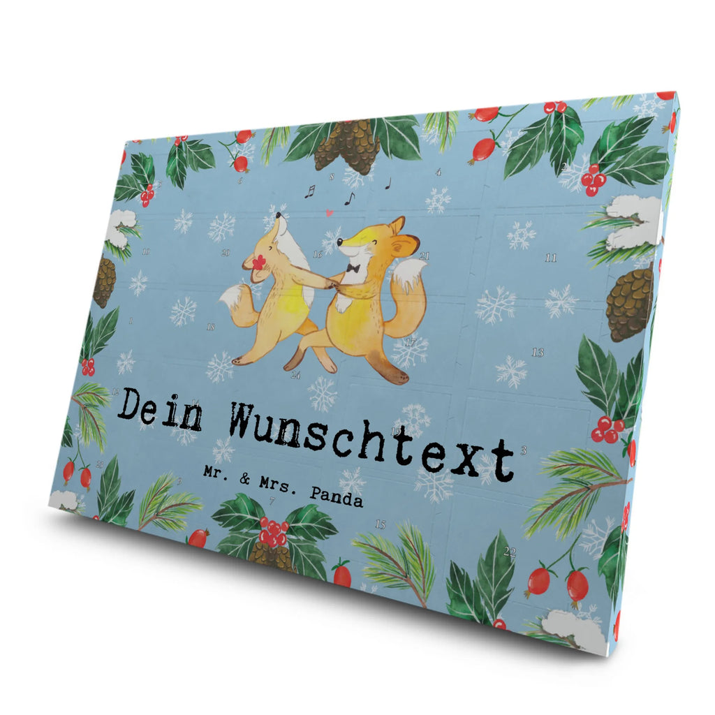 Personalisierter Tee Adventskalender Füchse Salsa tanzen Personalisierter Tee Adventskalender, Geschenk, Sport, Sportart, Hobby, Schenken, Danke, Dankeschön, Auszeichnung, Gewinn, Sportler, Salsa tanzen, Tanzschule, Tanzen, Tanzkurs