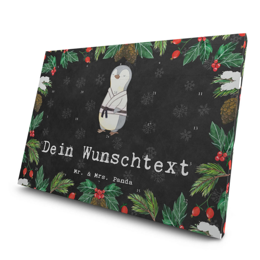 Personalisierter Tee Adventskalender Pinguin Karate Personalisierter Tee Adventskalender, Geschenk, Sport, Sportart, Hobby, Schenken, Danke, Dankeschön, Auszeichnung, Gewinn, Sportler, Karate, Kampfsportart, Selbstverteidigung, Kampfkunst, Karate Verein