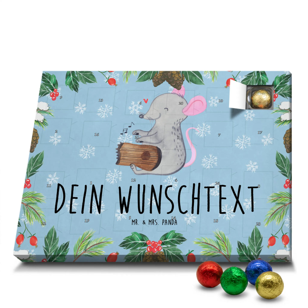 Personalisierter Schoko Adventskalender Maus Zither Personalisierter Adventskalender, Adventskalender mit Namen, Instrumente, Geschenke Musiker, Musikliebhaber, Maus, Zither, Saiteninstrument, Klassik, Barock, Mittelalter