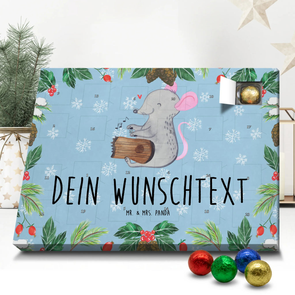 Personalisierter Schoko Adventskalender Maus Zither Personalisierter Adventskalender, Adventskalender mit Namen, Instrumente, Geschenke Musiker, Musikliebhaber, Maus, Zither, Saiteninstrument, Klassik, Barock, Mittelalter