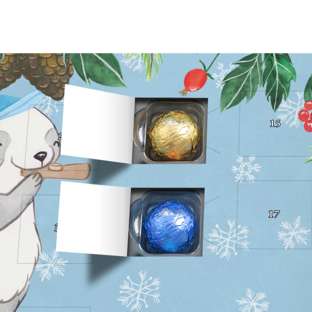 Personalisierter Schoko Adventskalender Panda Kazoo Personalisierter Adventskalender, Adventskalender mit Namen, Instrumente, Geschenke Musiker, Musikliebhaber, Panda, Kazoo, Trommel, Spaß, Freizeit, Mundsingen