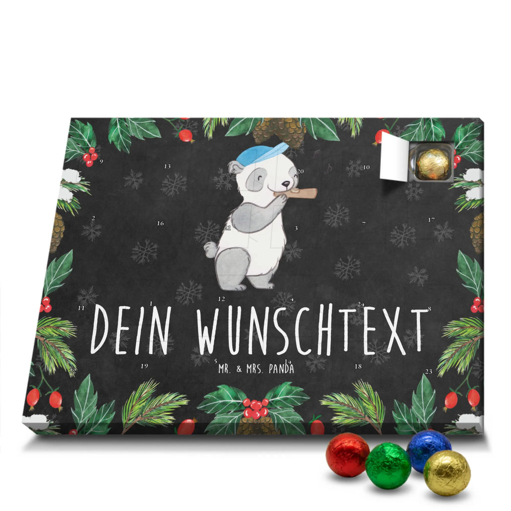 Personalisierter Schoko Adventskalender Panda Kazoo Personalisierter Adventskalender, Adventskalender mit Namen, Instrumente, Geschenke Musiker, Musikliebhaber, Panda, Kazoo, Trommel, Spaß, Freizeit, Mundsingen