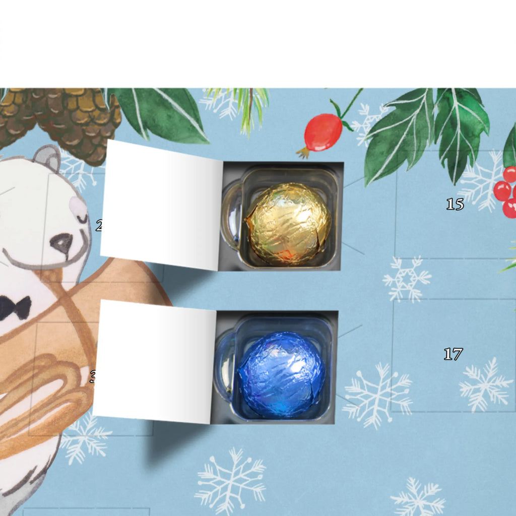 Personalisierter Schoko Adventskalender Panda Tenorhorn Personalisierter Adventskalender, Adventskalender mit Namen, Instrumente, Geschenke Musiker, Musikliebhaber, Panda, Tenorhorn, Horn, Blechblasinstrument, Orchester, Ventil, Flügelhorn