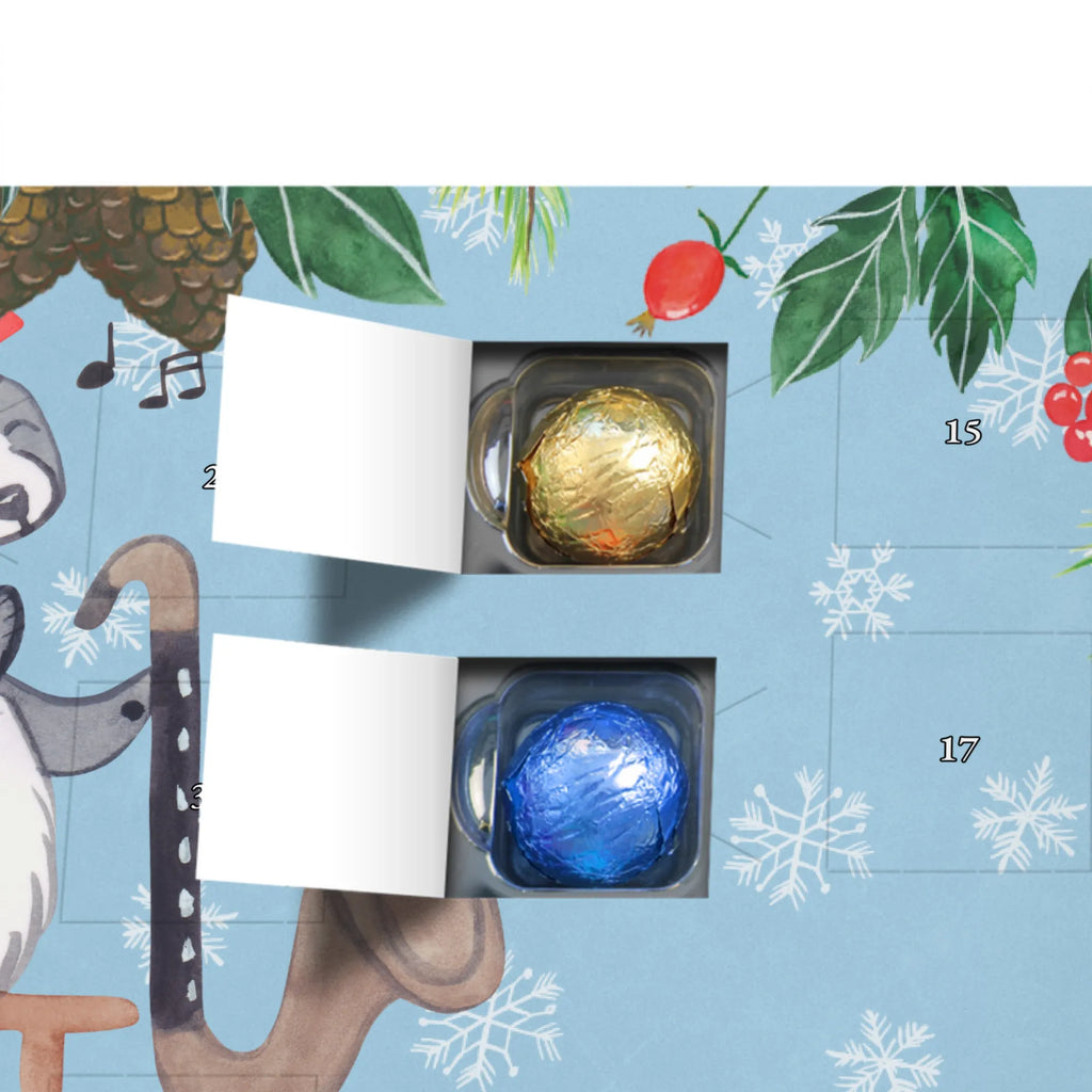 Personalisierter Schoko Adventskalender Panda Bassklarinette Personalisierter Adventskalender, Adventskalender mit Namen, Instrumente, Geschenke Musiker, Musikliebhaber, Panda, Bassklarinette, Klarinette, Holzblasinstrument, Orchester, Kammermusik