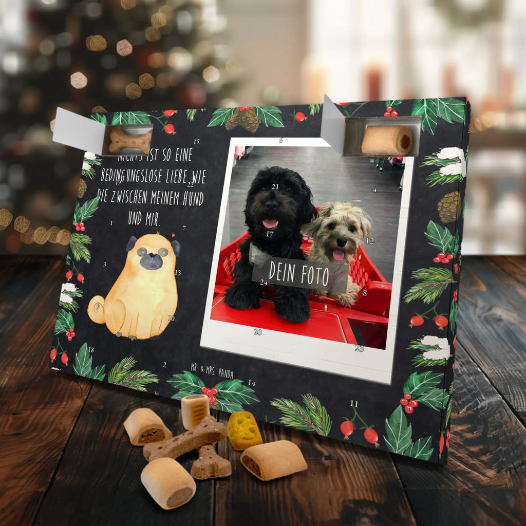 Personalisierter Hunde Foto Adventskalender Mops Personalisierter Hunde Foto Adventskalender, Hund, Hundemotiv, Haustier, Hunderasse, Tierliebhaber, Hundebesitzer, Sprüche, Mops, Liebe, Hundeliebe