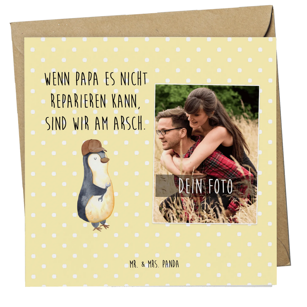 Personalisierte Foto Deluxe Karte Wenn Papa es nicht reparieren kann, sind wir am Arsch Personalisierte Foto Grußkarte, Familie, Vatertag, Muttertag, Bruder, Schwester, Mama, Papa, Oma, Opa, Vater, Geschenk Papa, Bester Papa der Welt