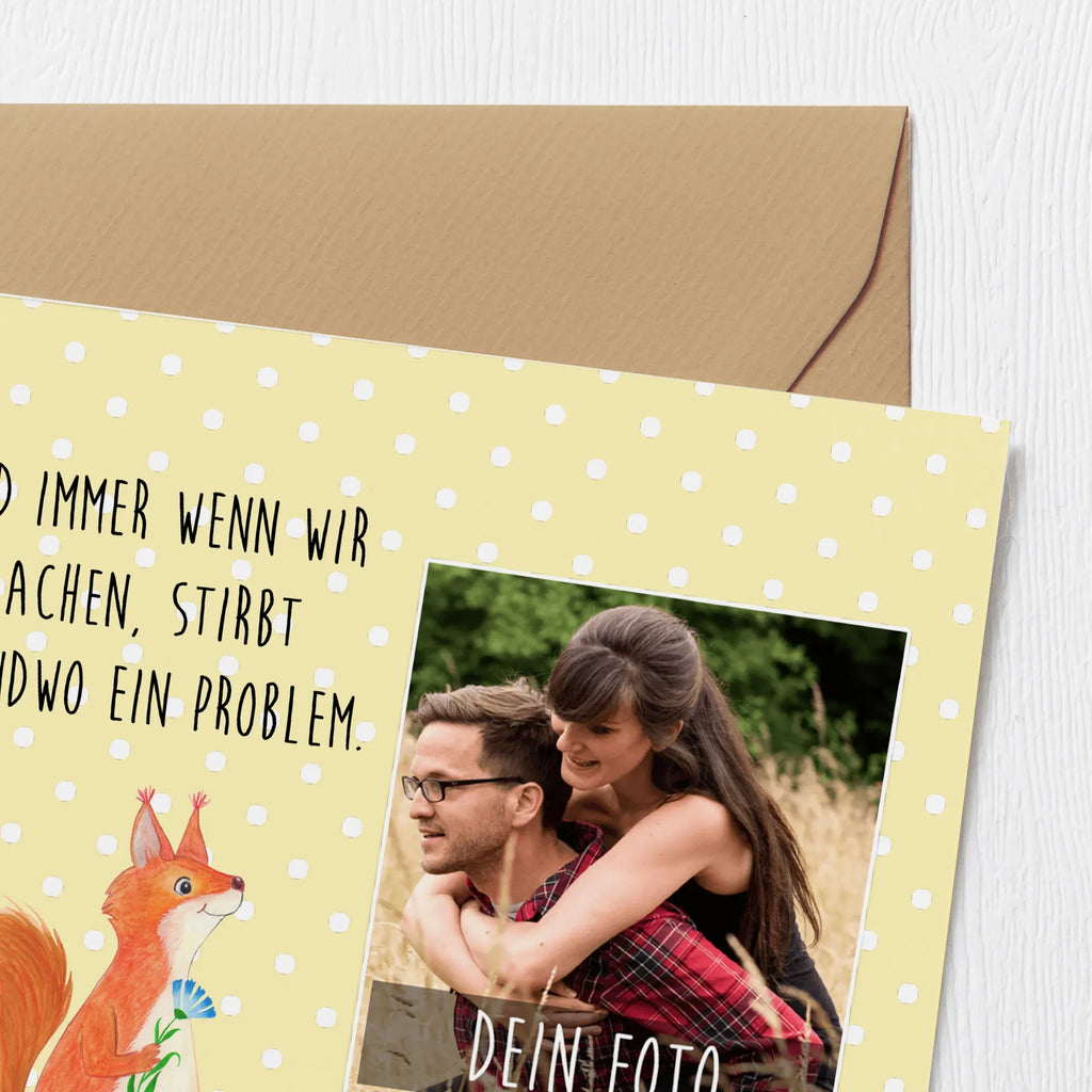 Personalisierte Foto Deluxe Karte Eichhörnchen Blume Personalisierte Foto Grußkarte, Tiermotive, Gute Laune, lustige Sprüche, Tiere, Eichhörnchen, Eichhorn, Spruch positiv, Lachen, Spaß, Motivation Sprüche, Motivation Bilder, glücklich Spruch, Spruch Deko