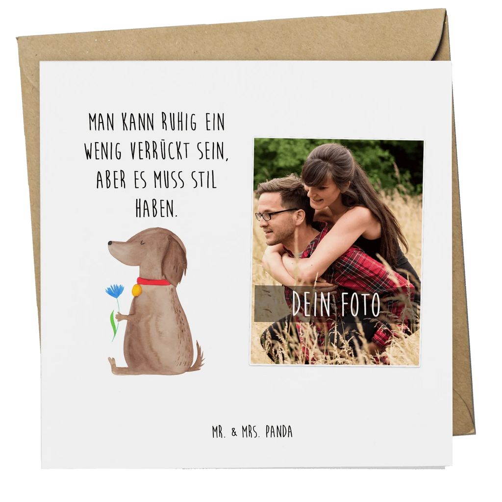 Personalisierte Foto Deluxe Karte Hund Blume Personalisierte Foto Grußkarte, Hund, Hundemotiv, Haustier, Hunderasse, Tierliebhaber, Hundebesitzer, Sprüche, Hunde, Frauchen, Hundeliebe