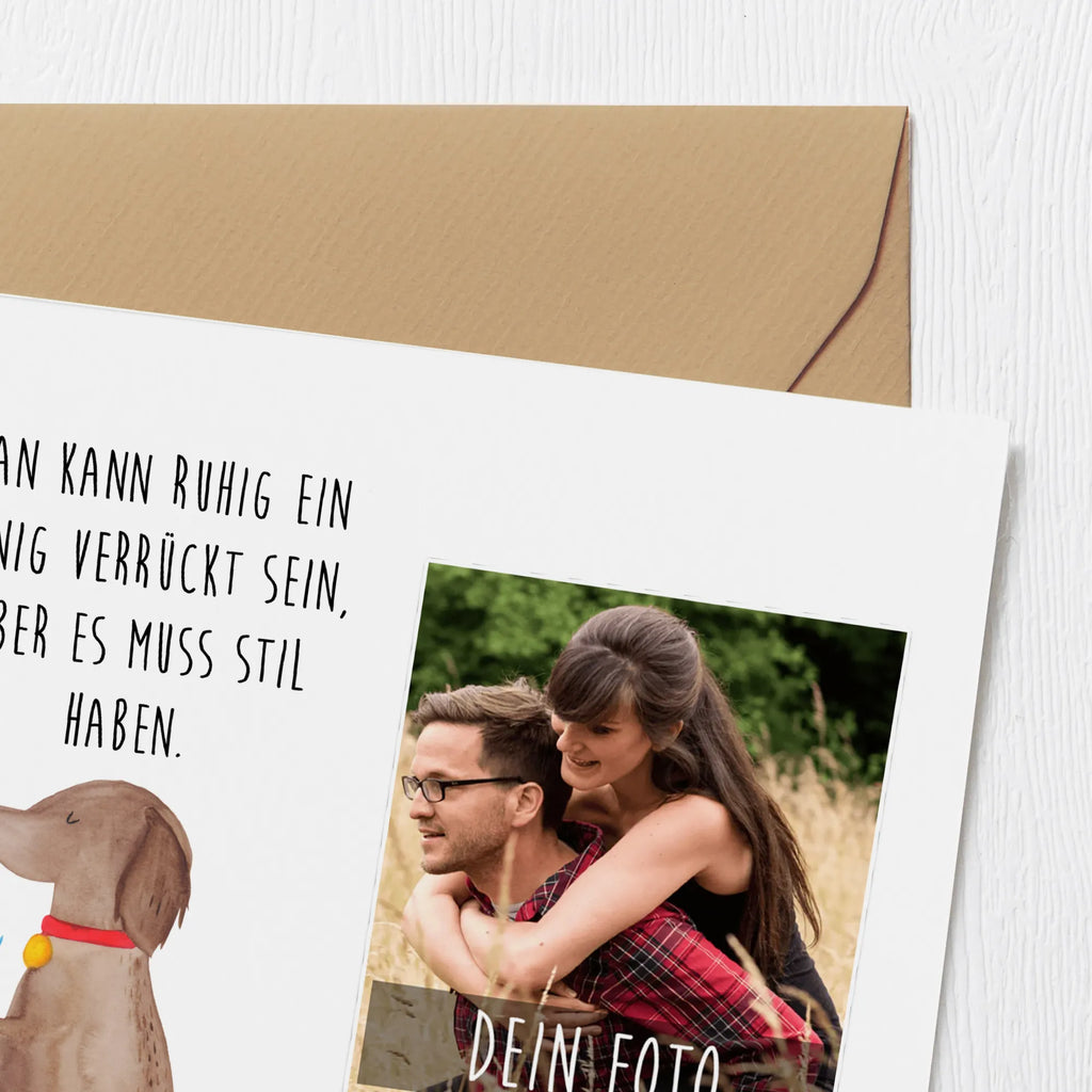 Personalisierte Foto Deluxe Karte Hund Blume Personalisierte Foto Grußkarte, Hund, Hundemotiv, Haustier, Hunderasse, Tierliebhaber, Hundebesitzer, Sprüche, Hunde, Frauchen, Hundeliebe