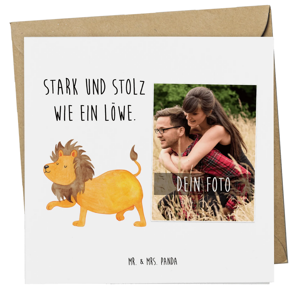 Personalisierte Foto Deluxe Karte Sternzeichen Löwe Personalisierte Foto Grußkarte, Tierkreiszeichen, Sternzeichen, Horoskop, Astrologie, Aszendent, Löwe Geschenk, Löwe Sternzeichen, Geschenk Juli, Geburtstag Juli, Geschenk August, Geburtstag August, König der Tiere