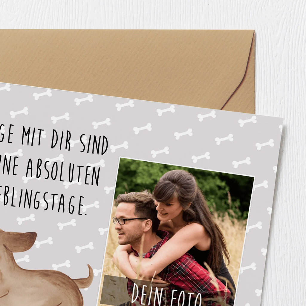 Personalisierte Foto Deluxe Karte Hund Dackel Personalisierte Foto Grußkarte, Hund, Hundemotiv, Haustier, Hunderasse, Tierliebhaber, Hundebesitzer, Sprüche, Hunde, Dackel, Dachshund, happy dog