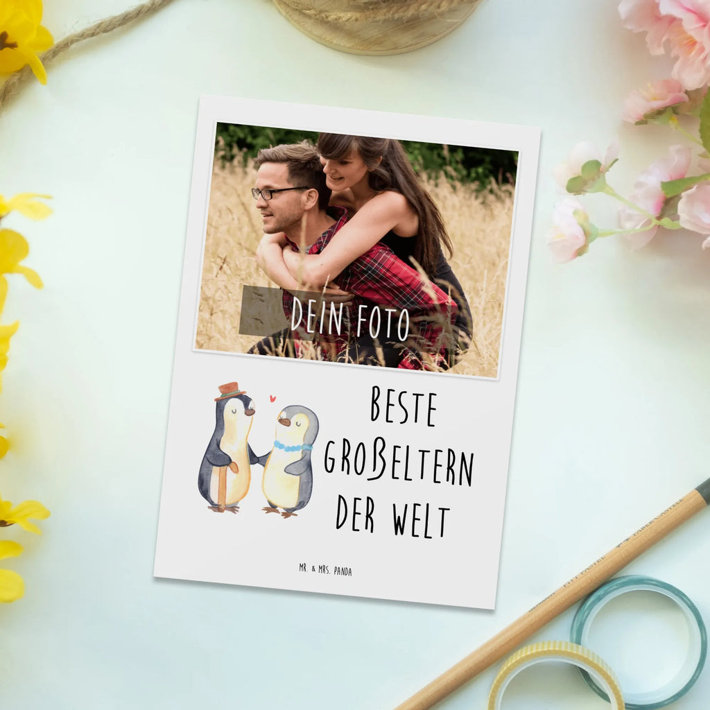 Personalisierte Foto Postkarte Pinguin Beste Großeltern der Welt Personalisierte Foto Postkarte, für, Dankeschön, Geschenk, Schenken, Geburtstag, Geburtstagsgeschenk, Geschenkidee, Danke, Bedanken, Mitbringsel, Freude machen, Geschenktipp, Großeltern, Grosseltern, Großmutter, Großvater, Opa, Omi, Oma, Opi. Großpapa, Großmama, Enkel, Enkelin, Enkelkind, Kleinigkeit, Omma, Ommi, Oppa, Oppi, Bester