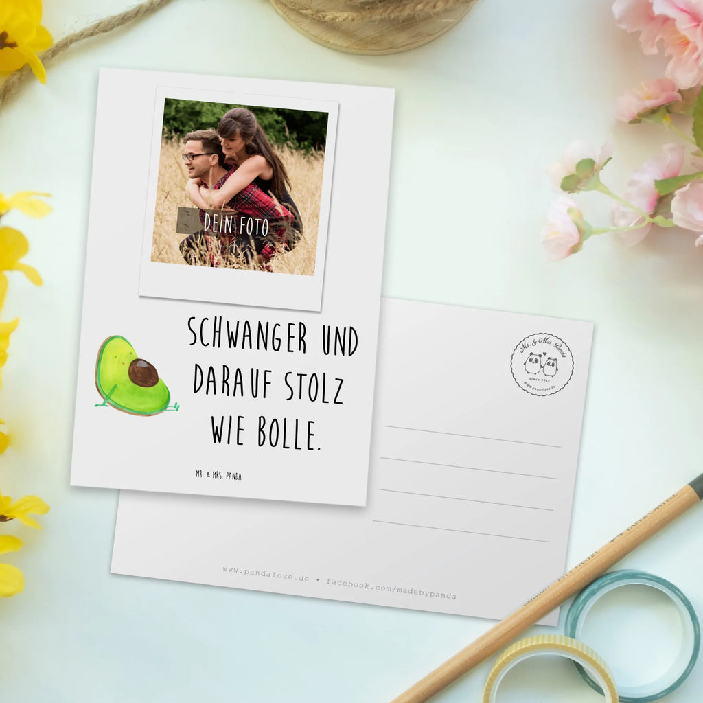 Personalisierte Foto Postkarte Avocado Schwangerschaft Personalisierte Foto Postkarte, Avocado, Veggie, Vegan, Gesund, schwanger, Schwangerschaft, Babyparty, Babyshower