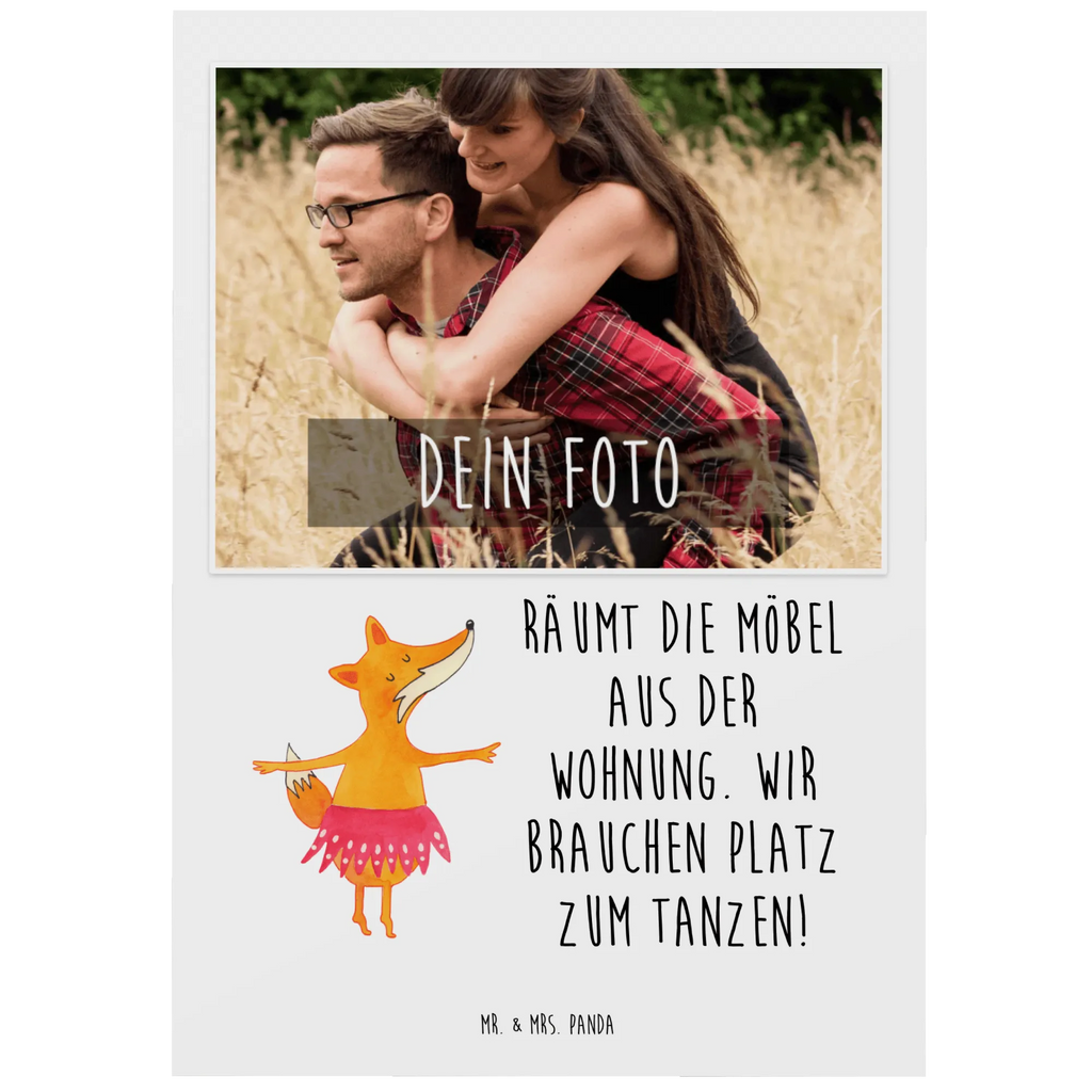 Personalisierte Foto Postkarte Fuchs Ballerina Personalisierte Foto Postkarte, Fuchs, Fuchs Spruch, Füchse, Füchsin, Ballerina, Ballett, Tänzerin, Tanzen, Party, Einladung, Geburtstag