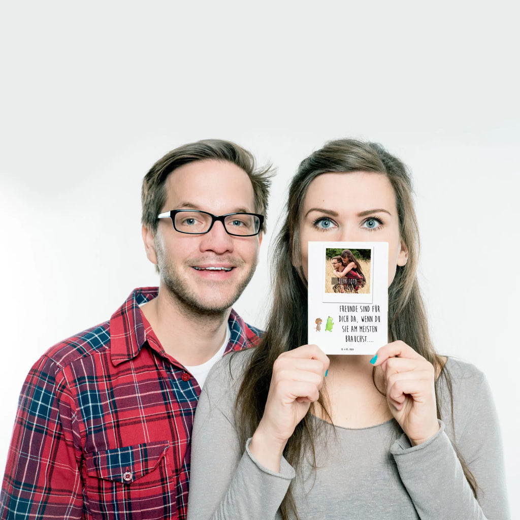 Personalisierte Foto Postkarte Schildkröte Maus Personalisierte Foto Postkarte, Schildkröte, Maus, Freunde, Freundinnen, beste Freunde, beste Freundinnen