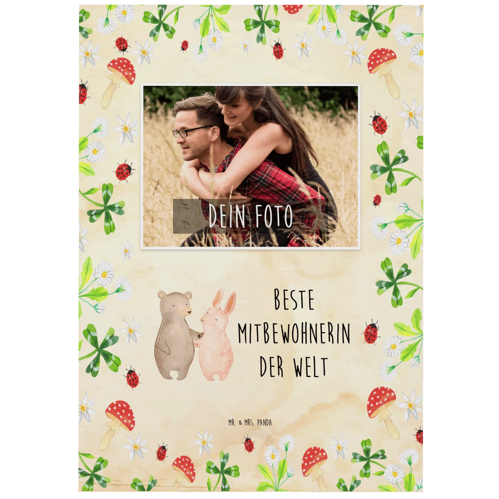 Personalisierte Foto Postkarte Hase Beste Mitbewohnerin der Welt Personalisierte Foto Postkarte, für, Dankeschön, Geschenk, Schenken, Geburtstag, Geburtstagsgeschenk, Geschenkidee, Danke, Bedanken, Mitbringsel, Freude machen, Geschenktipp, Mitbewohnerin, WG, Zimmernachbarin, Wohngemeinschaft, WG-Bewohnerin, Zimmerkollegin, Zimmergenossin, Stubenkameradin