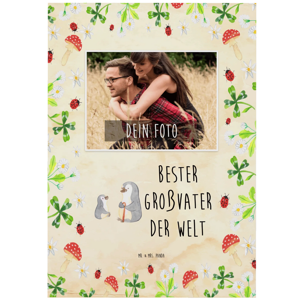 Personalisierte Foto Postkarte Pinguin Bester Großvater der Welt Personalisierte Foto Postkarte, für, Dankeschön, Geschenk, Schenken, Geburtstag, Geburtstagsgeschenk, Geschenkidee, Danke, Bedanken, Mitbringsel, Freude machen, Geschenktipp, Großvater, Grossvater, Opa, Opi. Großpapa, Großeltern, Enkel, Enkelin, Enkelkind, Kleinigkeit, Oppa, Oppi, Bester