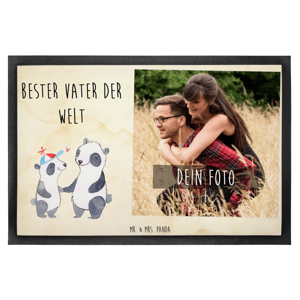 Personalisierte Foto Fußmatte Panda Bester Vater der Welt Personalisierte Foto Fußmatte, für, Dankeschön, Geschenk, Schenken, Geburtstag, Geburtstagsgeschenk, Geschenkidee, Danke, Bedanken, Mitbringsel, Freude machen, Geschenktipp, Vater, Papa, Dad, Daddy, Paps, Papi, Vati, Eltern, Geschenk Vater, Mann, Familie, Bester, Kleinigkeit