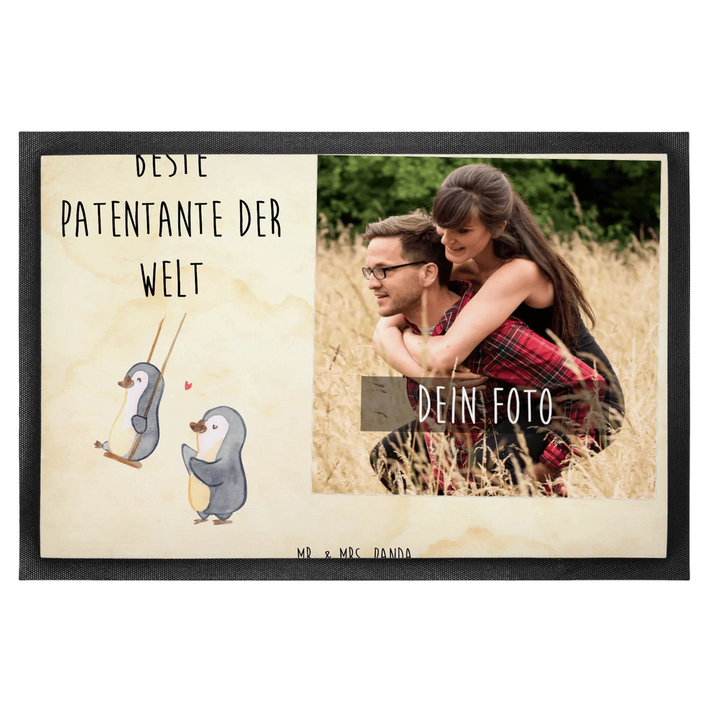 Personalisierte Foto Fußmatte Pinguin Beste Patentante der Welt Personalisierte Foto Fußmatte, für, Dankeschön, Geschenk, Schenken, Geburtstag, Geburtstagsgeschenk, Geschenkidee, Danke, Bedanken, Mitbringsel, Freude machen, Geschenktipp, Patentante, Paten Tante, Lieblingstante, Taufpartner, Taufe, Familie, Kleinigkeit, Nichte, Neffe