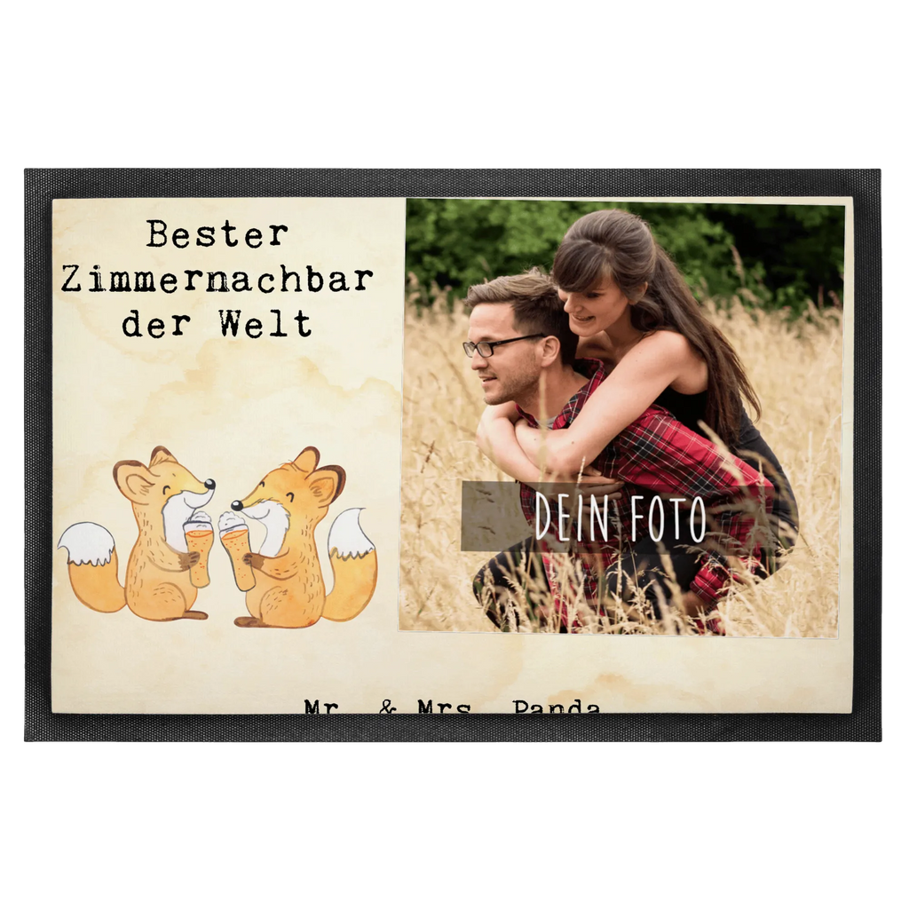 Personalisierte Foto Fußmatte Fuchs Bester Zimmernachbar der Welt Personalisierte Foto Fußmatte, für, Dankeschön, Geschenk, Schenken, Geburtstag, Geburtstagsgeschenk, Geschenkidee, Danke, Bedanken, Mitbringsel, Freude machen, Geschenktipp, Zimmernachbar, Zimmernachbarn, Zimmer, Krankenhaus, Patient, Kollegin, Wohnheim, Nachbar, WG, Studentenwohnheim