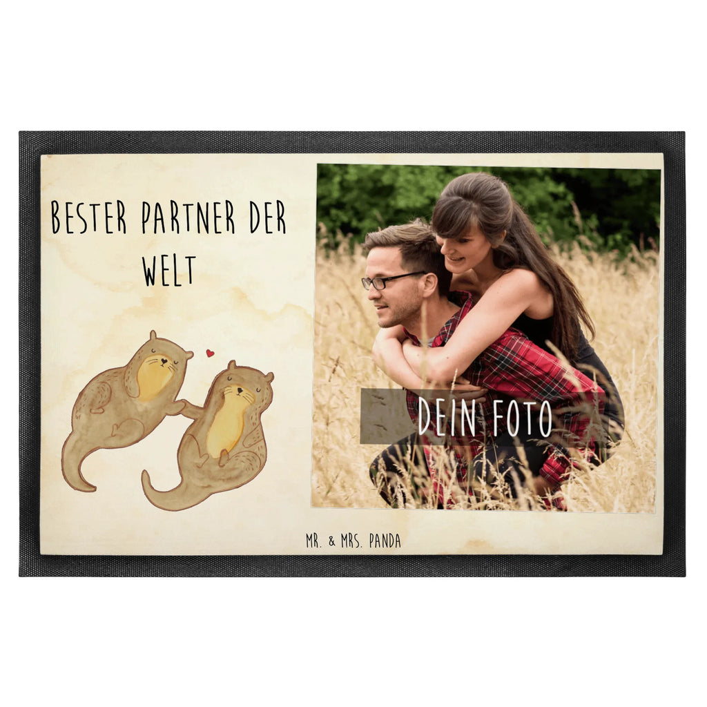 Personalisierte Foto Fußmatte Otter Bester Partner der Welt Personalisierte Foto Fußmatte, für, Dankeschön, Geschenk, Schenken, Geburtstag, Geburtstagsgeschenk, Geschenkidee, Danke, Bedanken, Mitbringsel, Freude machen, Geschenktipp, Partner, Ehepartner, Mann, Frau, Ehefrau, Ehemann. Freundin, Freund, Lebensgefährte, Paar, Liebe