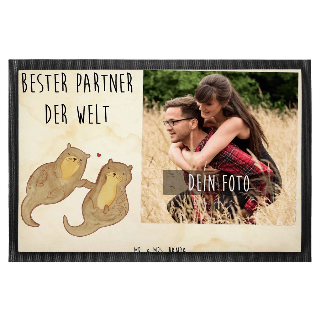 Personalisierte Foto Fußmatte Otter Bester Partner der Welt Personalisierte Foto Fußmatte, für, Dankeschön, Geschenk, Schenken, Geburtstag, Geburtstagsgeschenk, Geschenkidee, Danke, Bedanken, Mitbringsel, Freude machen, Geschenktipp, Partner, Ehepartner, Mann, Frau, Ehefrau, Ehemann. Freundin, Freund, Lebensgefährte, Paar, Liebe