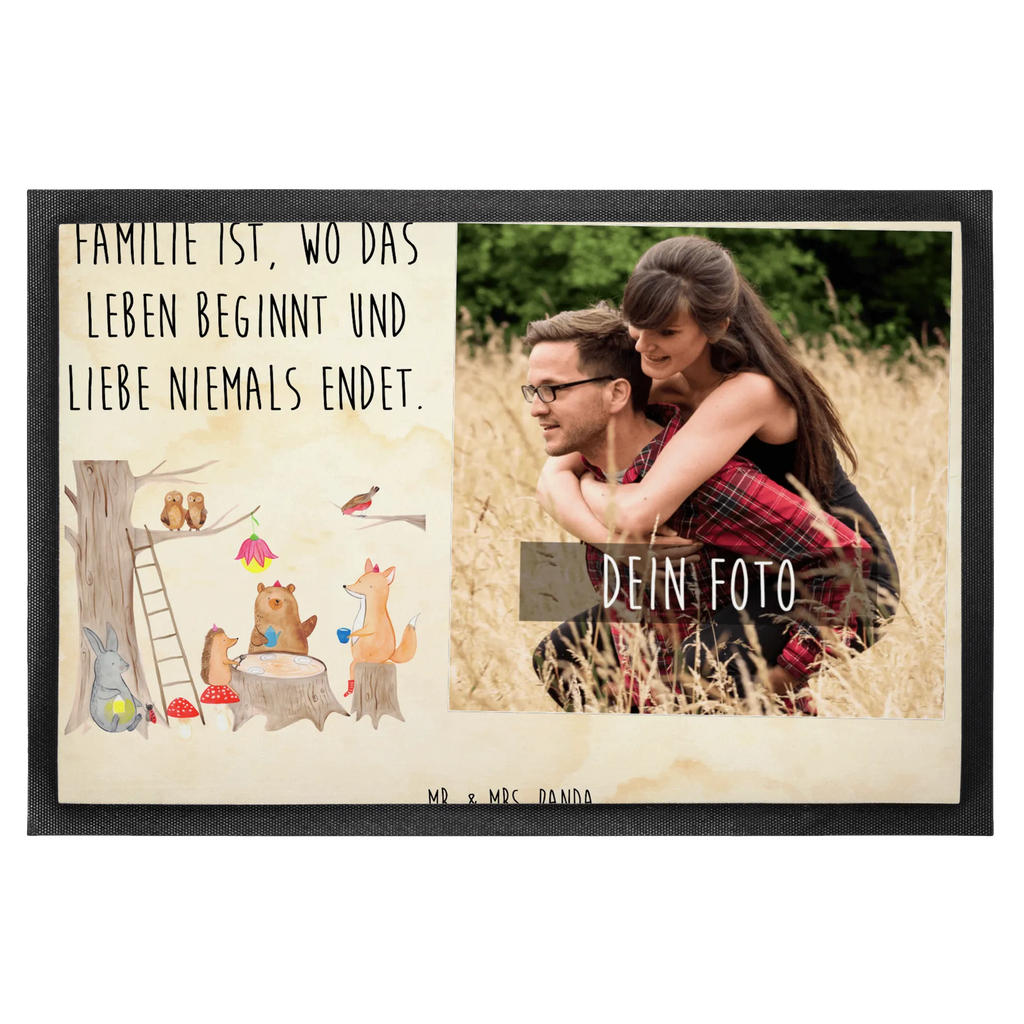 Personalisierte Foto Fußmatte Waldtiere Picknick Personalisierte Foto Fußmatte, Tiermotive, Gute Laune, lustige Sprüche, Tiere, Waldtiere, Picknick, Wald, Fuchs, Hase, Igel, Maus, Eichhörnchen