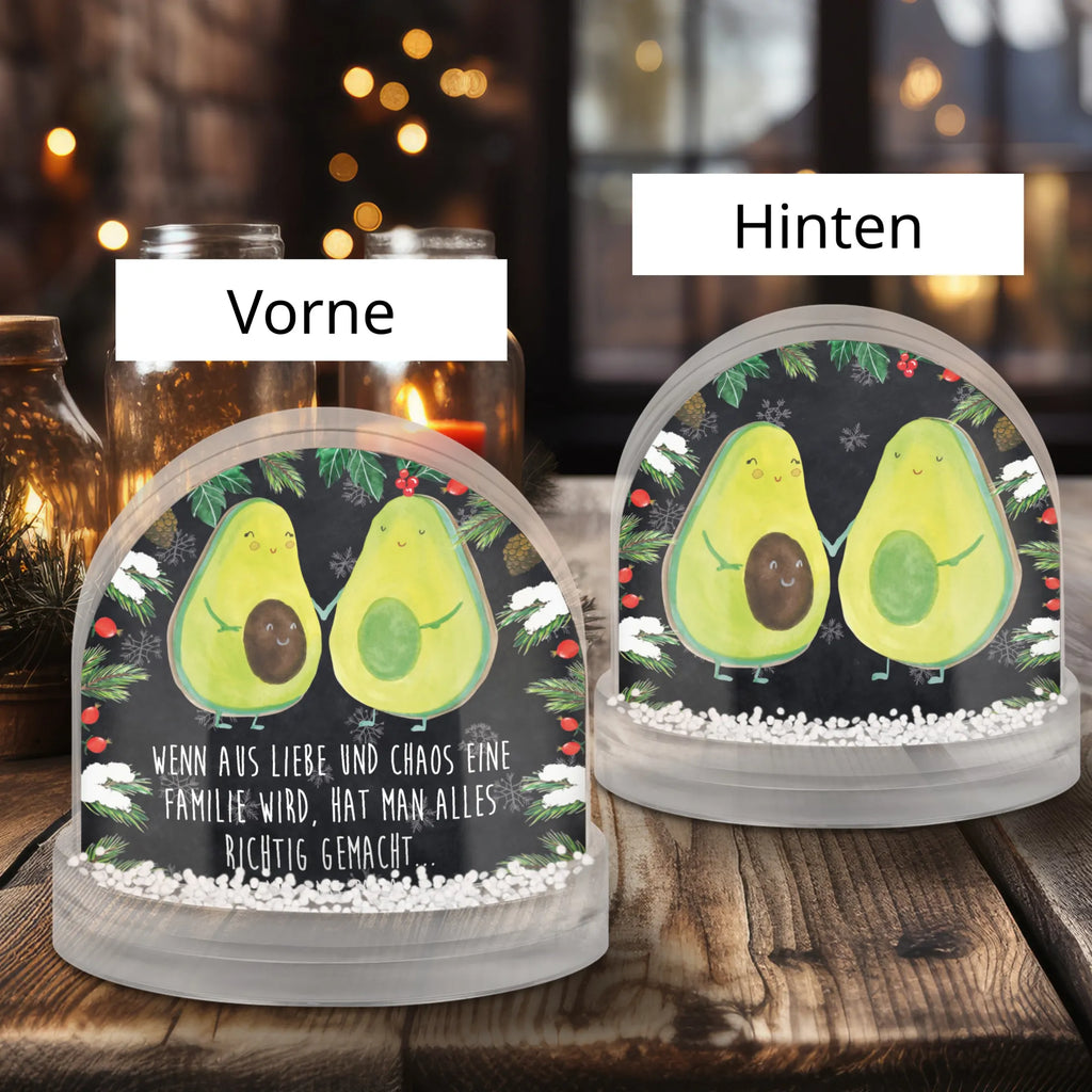 Schneekugel Avocado Pärchen Schneekugel, Schüttelkugel, Wunderkugel, Avocado, Veggie, Vegan, Gesund, Avocuddle, Liebe, Schwangerschaft, Familie, Babyshower, Babyparty, Hochzeit, Kinder, Avocados, Geburt