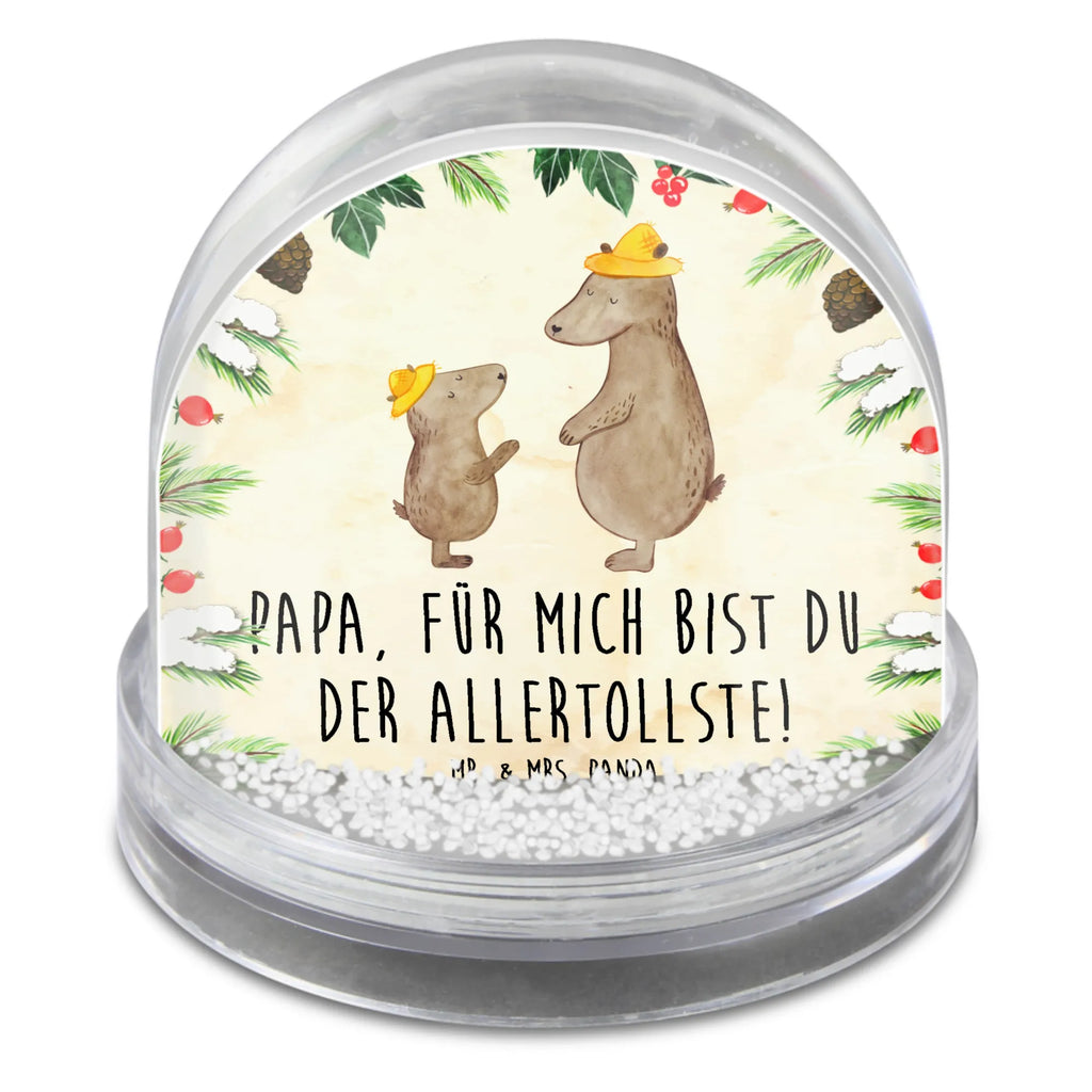 Schneekugel Bären mit Hut Schneekugel, Schüttelkugel, Wunderkugel, Familie, Vatertag, Muttertag, Bruder, Schwester, Mama, Papa, Oma, Opa, Bär, Bären, Vater, Papi, Paps, Dad, Daddy, Lieblingsmensch, Sohn, Söhne, Kind, Kinder, Vater-Sohn, Family, Vorbild