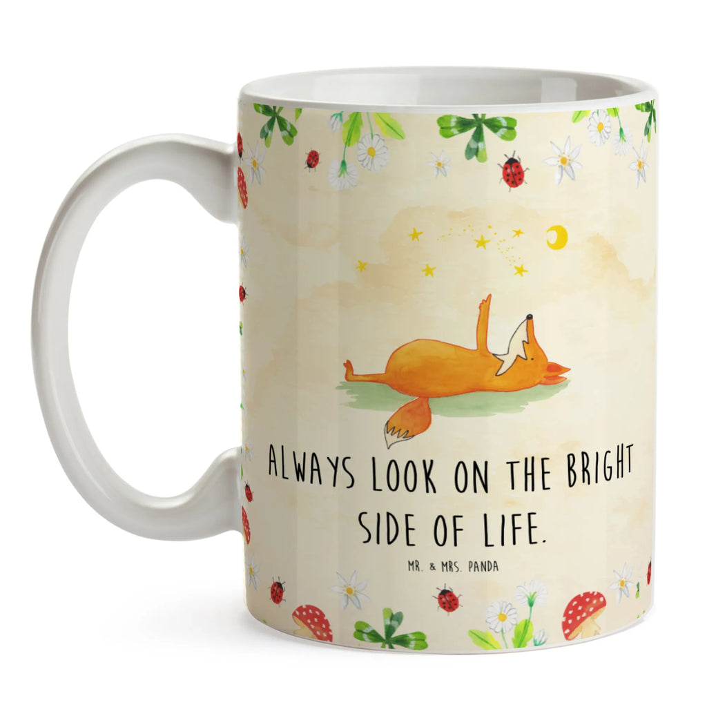 Tasse Fuchs Sterne Tasse, Kaffeetasse, Teetasse, Becher, Kaffeebecher, Teebecher, Keramiktasse, Porzellantasse, Büro Tasse, Geschenk Tasse, Tasse Sprüche, Tasse Motive, Kaffeetassen, Tasse bedrucken, Designer Tasse, Cappuccino Tassen, Schöne Teetassen, Fuchs, Füchse, tröstende Worte, Spruch positiv, Spruch schön, Romantik, Always Look on the Bright Side of Life