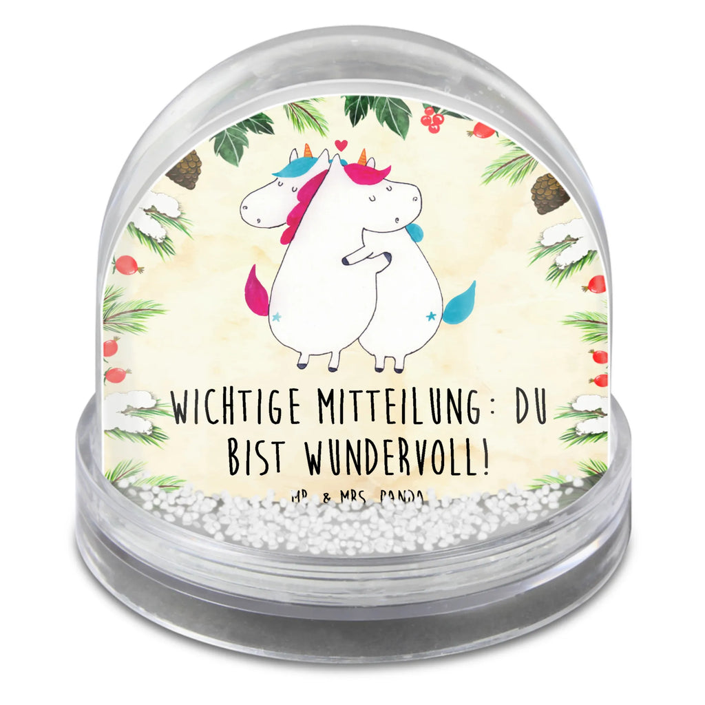 Schneekugel Einhorn Mitteilung Schneekugel, Schüttelkugel, Wunderkugel, Einhorn, Einhörner, Einhorn Deko, Pegasus, Unicorn, Valentinstag, Valentine, Liebe, Geschenk, Partner, Ehe, lustig, witzig, Spruch