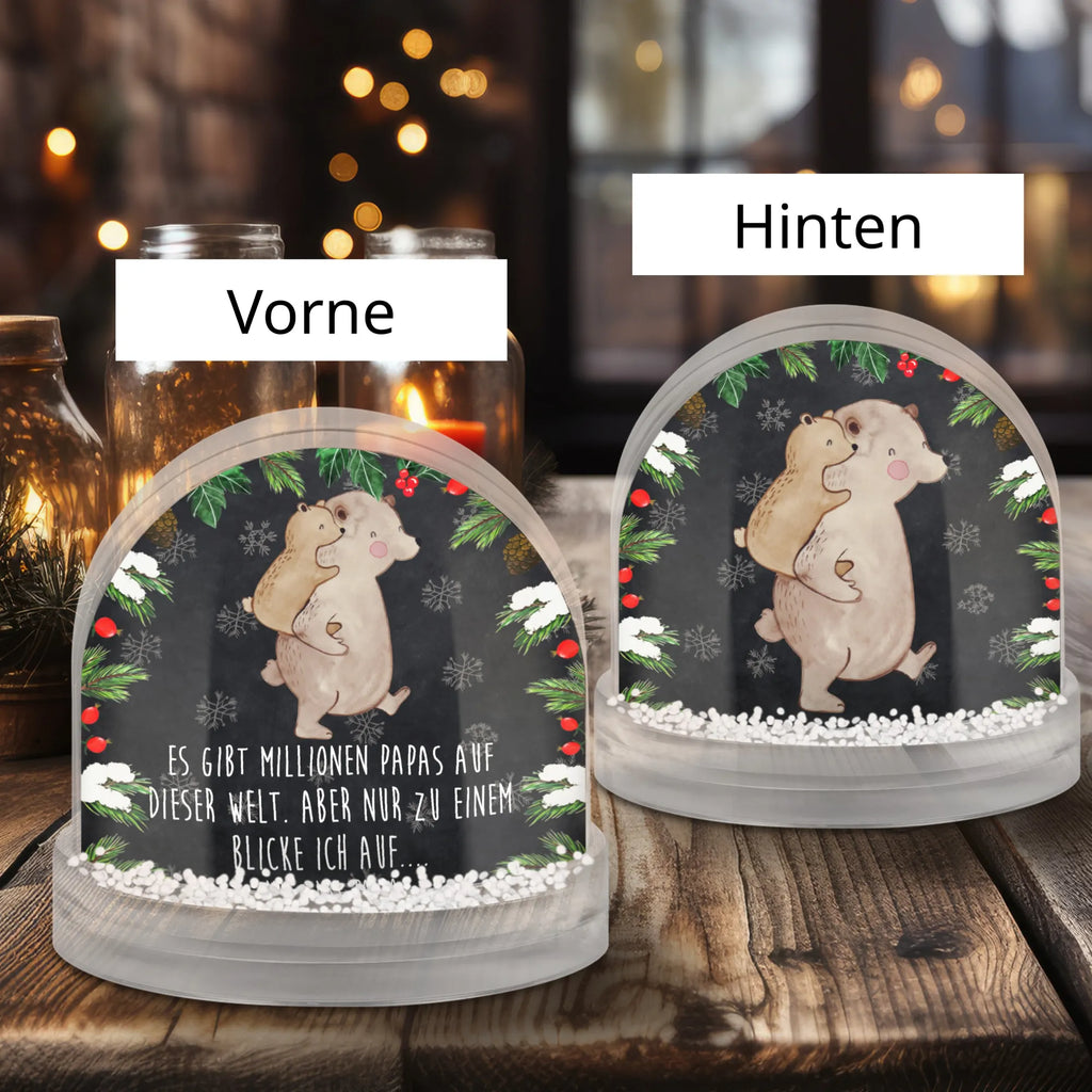 Schneekugel Papa Bär Schneekugel, Schüttelkugel, Wunderkugel, Familie, Vatertag, Muttertag, Bruder, Schwester, Mama, Papa, Oma, Opa, Geschenk, Vater, Papi, Vati, Onkel, Geburtstag