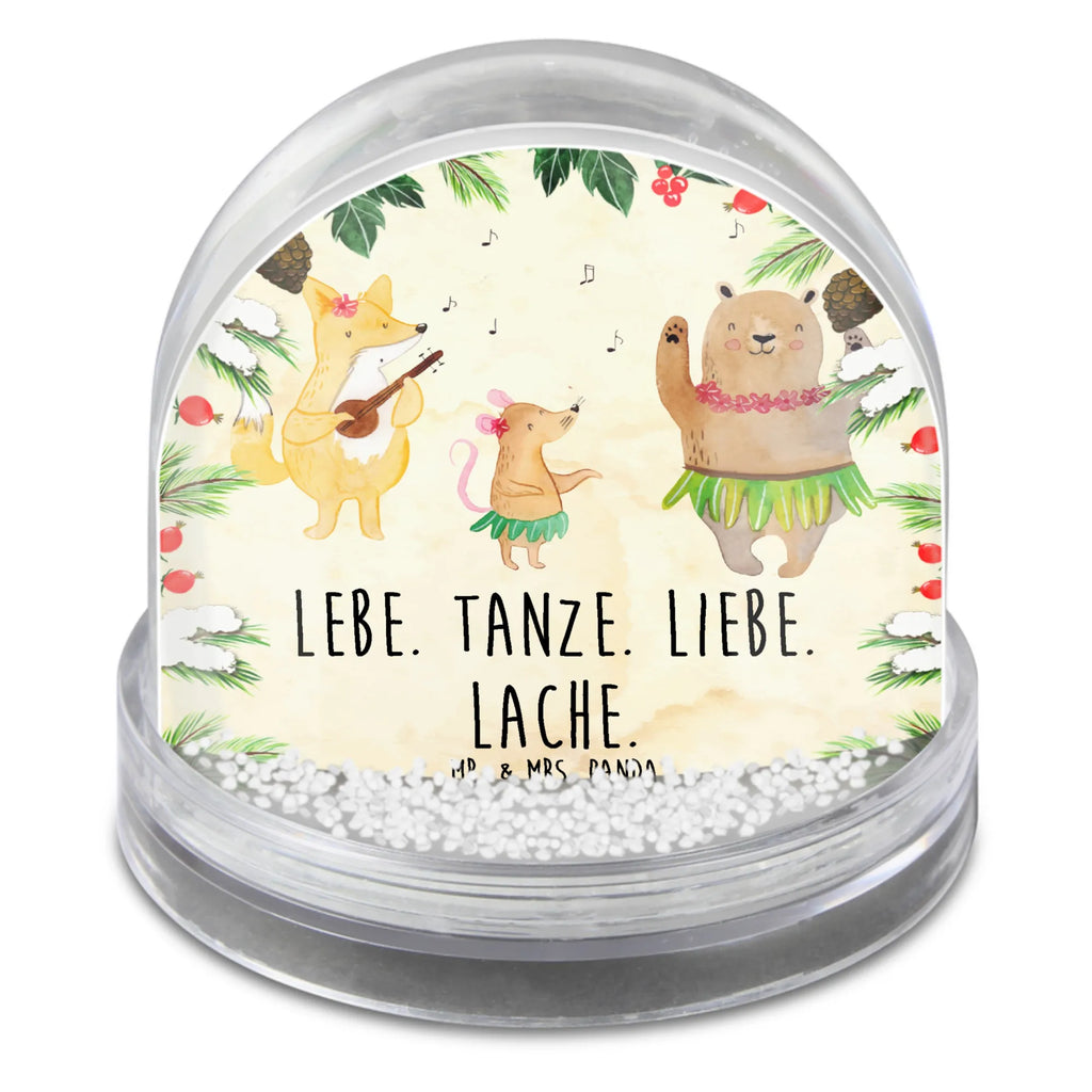 Schneekugel Waldtiere Aloha Schneekugel, Schüttelkugel, Wunderkugel, Tiermotive, Gute Laune, lustige Sprüche, Tiere, Wald, Waldtiere, Musik, Aloha, Bär, Hase, Igel, Tanzen, Leben, Lachen