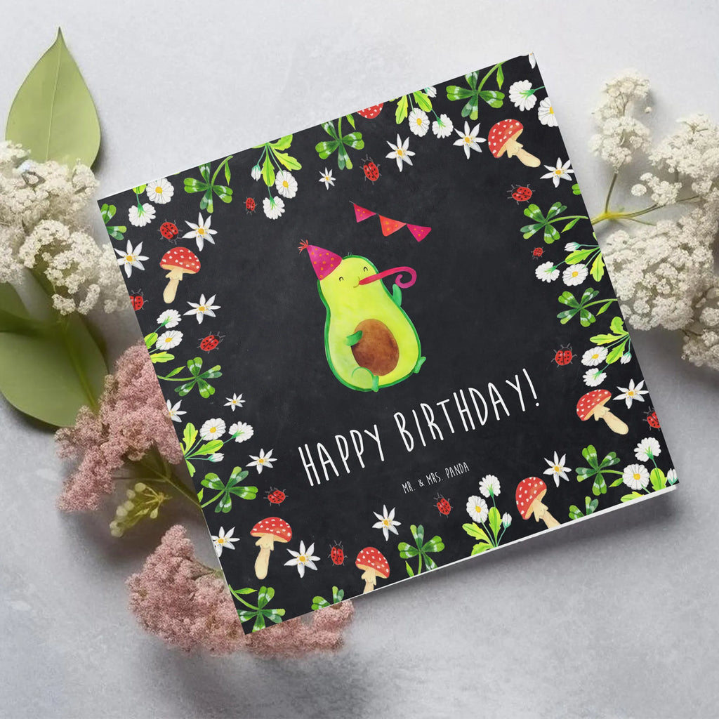 Deluxe Karte Avocado Geburtstag Karte, Grußkarte, Klappkarte, Einladungskarte, Glückwunschkarte, Hochzeitskarte, Geburtstagskarte, Hochwertige Grußkarte, Hochwertige Klappkarte, Avocado, Veggie, Vegan, Gesund