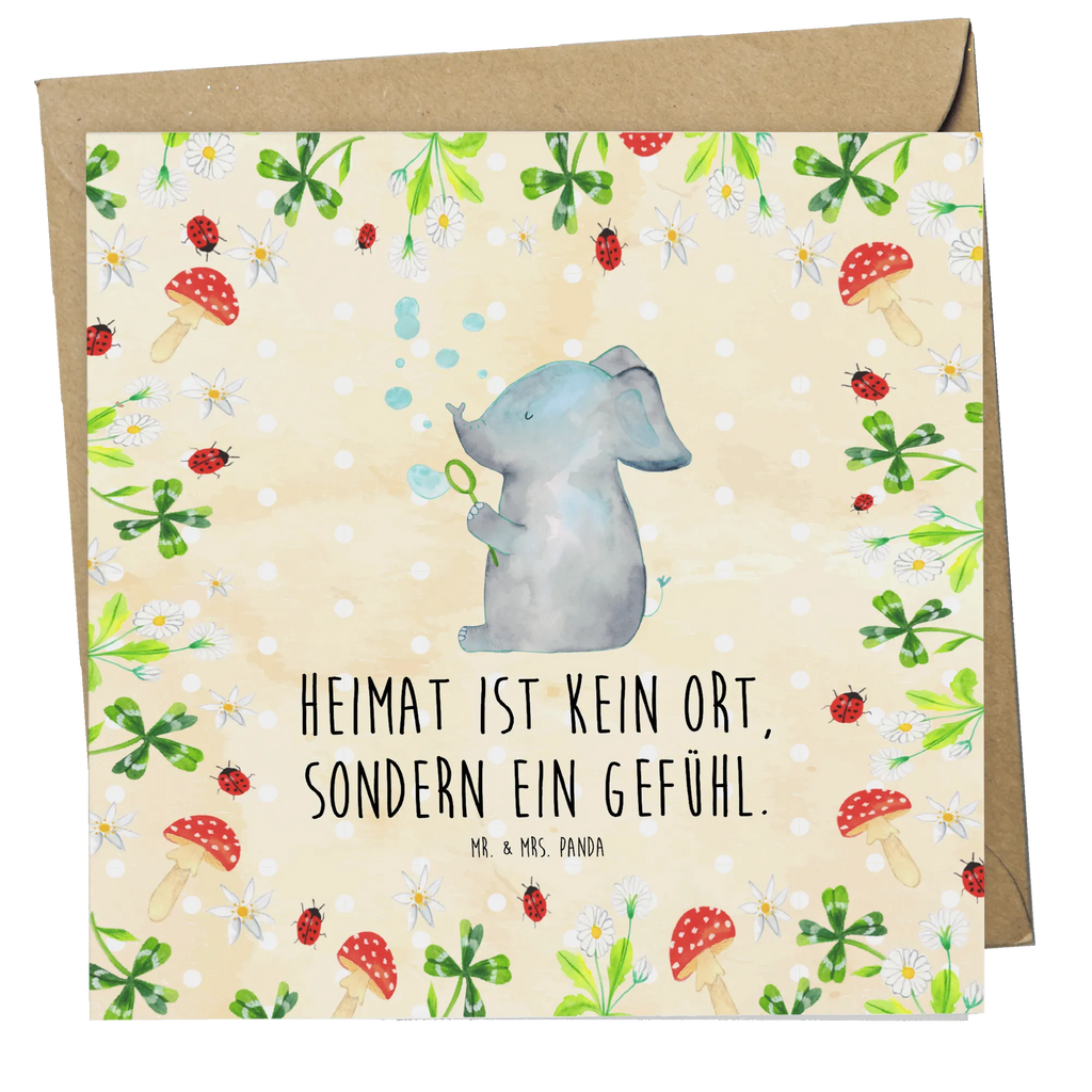 Deluxe Karte Elefant Seifenblasen Karte, Grußkarte, Klappkarte, Einladungskarte, Glückwunschkarte, Hochzeitskarte, Geburtstagskarte, Hochwertige Grußkarte, Hochwertige Klappkarte, Tiermotive, Gute Laune, lustige Sprüche, Tiere, Elefant, Elefanten, Dickhäuter, Rüsseltier, Seifenblasen, Liebe, Heimat, Gefühl. Daheim, Liebesbeweis, Liebesspruch