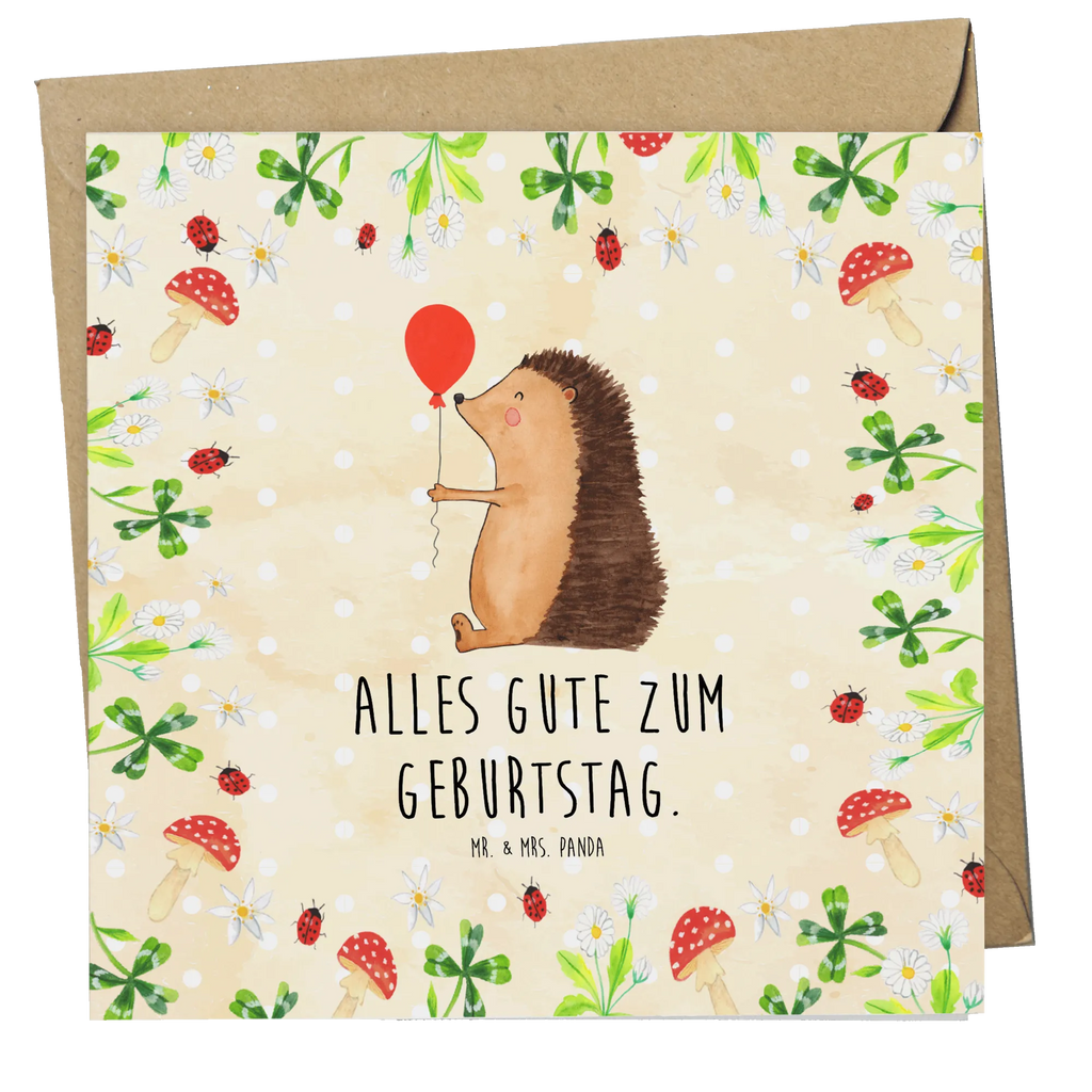 Deluxe Karte Igel Luftballon Karte, Grußkarte, Klappkarte, Einladungskarte, Glückwunschkarte, Hochzeitskarte, Geburtstagskarte, Hochwertige Grußkarte, Hochwertige Klappkarte, Tiermotive, Gute Laune, lustige Sprüche, Tiere, Igel, Geburtstag, Herzlichen Glückwunsch, Glückwunsch, Geburtstagskind, Ballon, Happy Birthday