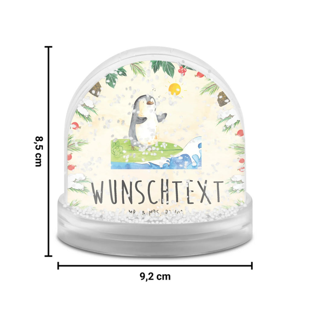 Personalisierte Schneekugel Pinguin Surfer Personalisierte Schneekugel, Personalisierte Schüttelkugel, Personalisierte  Wunderkugel, Pinguin, Pinguine, surfen, Surfer, Hawaii, Urlaub, Wellen, Wellen reiten, Portugal