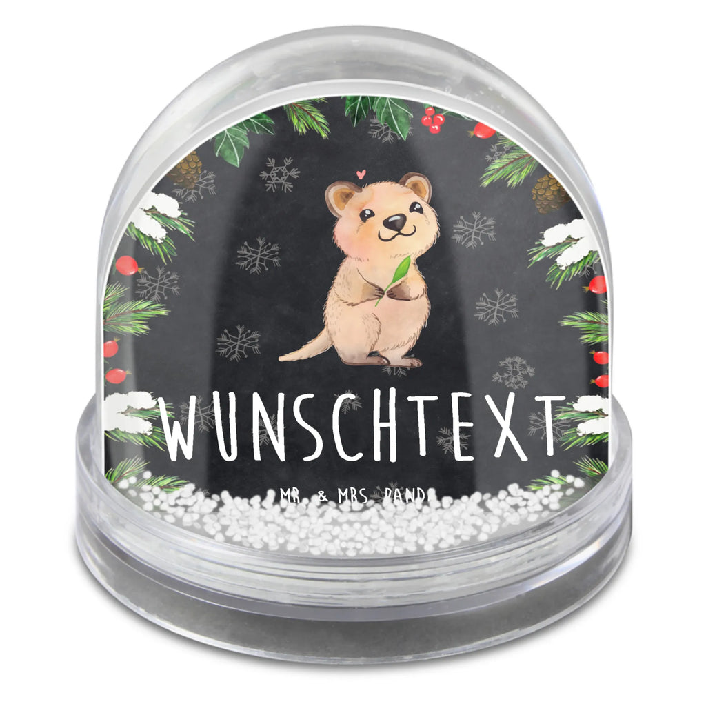 Personalisierte Schneekugel Quokka Happy Personalisierte Schneekugel, Personalisierte Schüttelkugel, Personalisierte  Wunderkugel, Tiermotive, Gute Laune, lustige Sprüche, Tiere, Quokka, Verschieben, Aufschieberitis, Lustiger Spruch, Niedliches Tier, Dinge erledigen