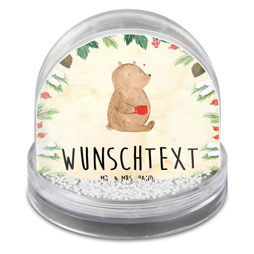 Personalisierte Schneekugel Bär Kaffee Personalisierte Schneekugel, Personalisierte Schüttelkugel, Personalisierte  Wunderkugel, Bär, Teddy, Teddybär, Kaffee, Coffee, Bären, guten Morgen, Morgenroutine, Welt erobern, Welt retten, Motivation